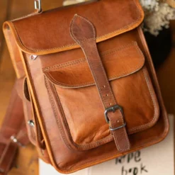 Eleanor Rygsæk Læderrygsæk Lædertaske Dame Herre Brun Læder -Taske Salgsbutik Insta Eleanor K58b 7 1280x1280