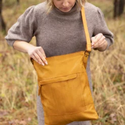 Maola Håndtaske Shopper Skuldertaske Læderhåndtaske Brun Læder -Taske Salgsbutik Insta Maola 2M69 48 5 2 1280x1280