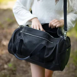 Oliver Rejsetaske Weekender Sportstaske Håndbagage Sort Læder -Taske Salgsbutik Insta Oliver 2R16 20 55 4 2 1280x1280