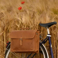 Peter S. Bagagebæretaske Dokumentmappe Transporttaske Cykeltaske Lærertaske Kontortaske Arbejdstaske Lædertaske Cykel Vintage Brun Læder -Taske Salgsbutik Insta Peter S 2B66 20 5wpol 1 1280x1280
