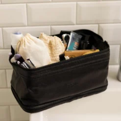 Quinn Toilettaske Make-up-pung Vandafvisende Inderfoer Sort Læder -Taske Salgsbutik Insta Quinn 2H40 20 6wp 2 1280x1280