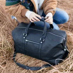 Ruben Rejsetaske Sportstaske Håndbagage Herre Dame Sort Læder 36L -Taske Salgsbutik Insta Ruben 2R1 20 55wp 3 1280x1280