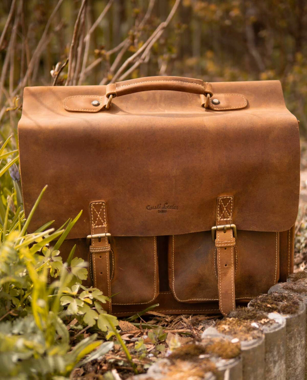 Marco P. Bagagebærertaske Arbejdstaske Kontortaske Bagagetaske Cykeltaske Med Skulderrem Cykeltaske Brun Læder 7 Marco P. Bagagebærertaske Arbejdstaske Kontortaske Bagagetaske Cykeltaske Med Skulderrem Cykeltaske Brun Læder - Image 7