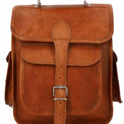 Eleanor Rygsæk Læderrygsæk Lædertaske Dame Herre Brun Læder -Taske Salgsbutik K58b vorne R cksack leder 1280x1280