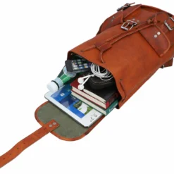 Gary 9,7'' Rygsæk Lædertaske Skoletaske Studietaske Håndbagage Vintage Brun Læder -Taske Salgsbutik M30 innen rucksack lederngJz466K1TpGo 1280x1280