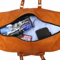 Oscar Rejsetaske Bagage Håndbagage Sportstaske Brun Læder -Taske Salgsbutik R2 innen1 Reisetasche leder 1280x1280