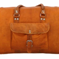 Oscar Rejsetaske Bagage Håndbagage Sportstaske Brun Læder -Taske Salgsbutik R2 vorne Reisetasche leder 1280x1280