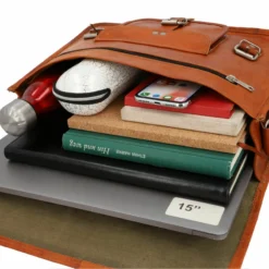 Finlay 15" Arbejdstaske Computertaske Skuldertaske Stor Brun Læder -Taske Salgsbutik U18n 1 innen1 handtasche lederP59C1lLYZ5B51 1280x1280