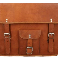 Alex 15" Skuldertaske Lædertaske Arbejdstaske Herre Brun Læder -Taske Salgsbutik U1 vorne Umh ngetasche leder 1280x1280