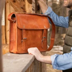 John 15" Skuldertaske Lædertaske Håndtaske Taske Brun Læder -Taske Salgsbutik U2 insta 1280x1280